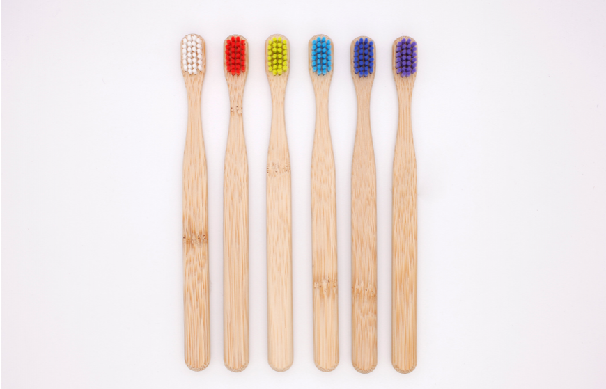 Biodegradable bamboo toothbrush